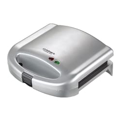 Cuisinart Silver Stainless Steel Nonstick Surface Sandwich Maker