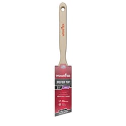 Wooster Silver Tip 1-1/2 in. Soft Semi-Oval Angle Paint Brush