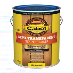Cabot Low VOC Semi-Transparent New Cedar Oil-Based Stain and Sealer 1 gal