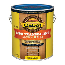 Cabot Low VOC Semi-Transparent New Cedar Oil-Based Stain and Sealer 1 gal