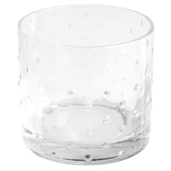 Karma Mercer Hobnail Clear Glass Glass 1 pk