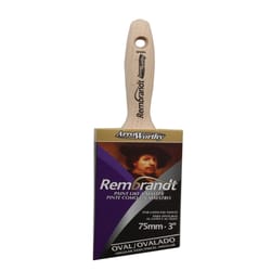 ArroWorthy Rembrandt 3 in. Semi-Oval Paint Brush