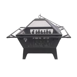 Blue Sky Outdoor Living 31.8 in. W Steel Square Wood Fire Pit