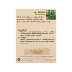 Lake Valley Seed Herb Seeds