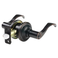 Ace Wave Oil Rubbed Bronze Entry Lockset 1-3/4 in.
