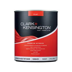 Clark+Kensington Flat Tint Base Mid-Tone Base Paint + Primer Interior 1 qt