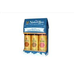 The Naked Bee Honey Bath & Shower Gel Gift Set 3 pk