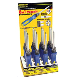 Eazypower Isomax 8 in 1 Magnetic Screwdriver 12 pc