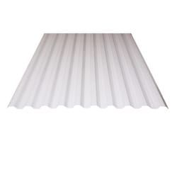 Tuftex UltraVinyl 26 in. W X 10 ft. L Polyethylene Roof Panel White