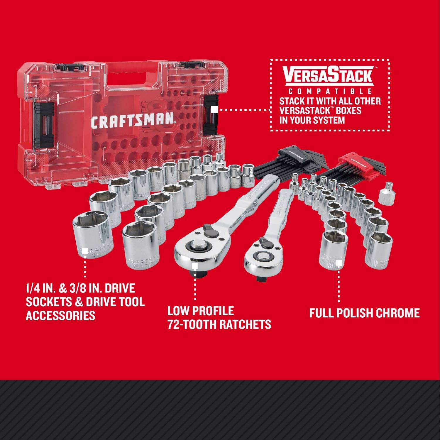 Craftsman versastack tool deals set