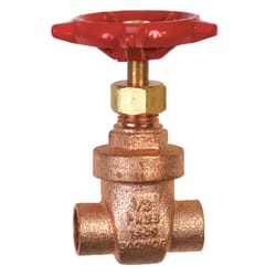 BK Products ProLine 1/2 in. Sweat Brass Gate Valve