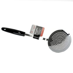 Chef Craft Black/Silver Stainless Steel Skimmer