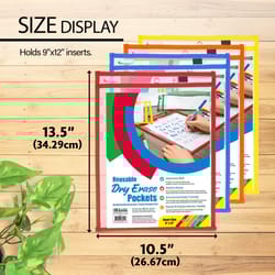 Bazic Products Dry Erase Pocket