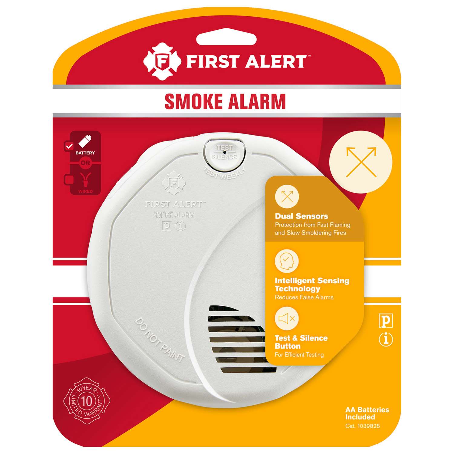 Dupont Smoke Alarm Detector Self-charging Home Fire Garage RV Laundry Travel for sale online 