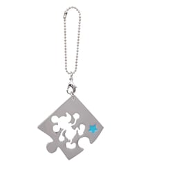 Monogram Disney Key Ring Pewter