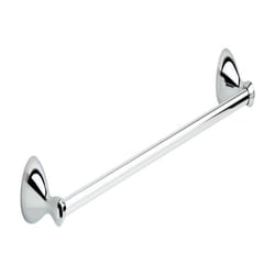 Delta Foundations Chrome Silver Towel Bar 24 in. L Die Cast Zinc