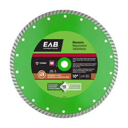 Exchange-A-Blade 10 in. D X 5/8 in. Diamond Turbo Diamond Saw Blade 1 pk