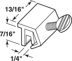 Prime-Line Mill Aluminum Sliding Window Lock 2 pk