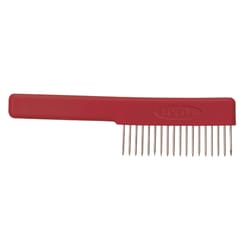Hyde Red Stainless Steel Paint Brush Cleaning Comb