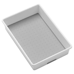 Madesmart White Plastic Drawer Organizer Bin