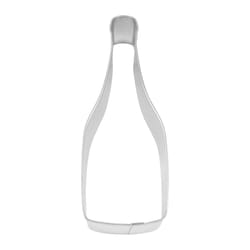 R&M International Corp International Corp 5 in. L Champagne Bottle Cookie Cutter Silver 1 pc