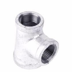STZ Industries 3/4 in. FIP each X 3/4 in. D FIP Galvanized Malleable Iron Reducing Tee