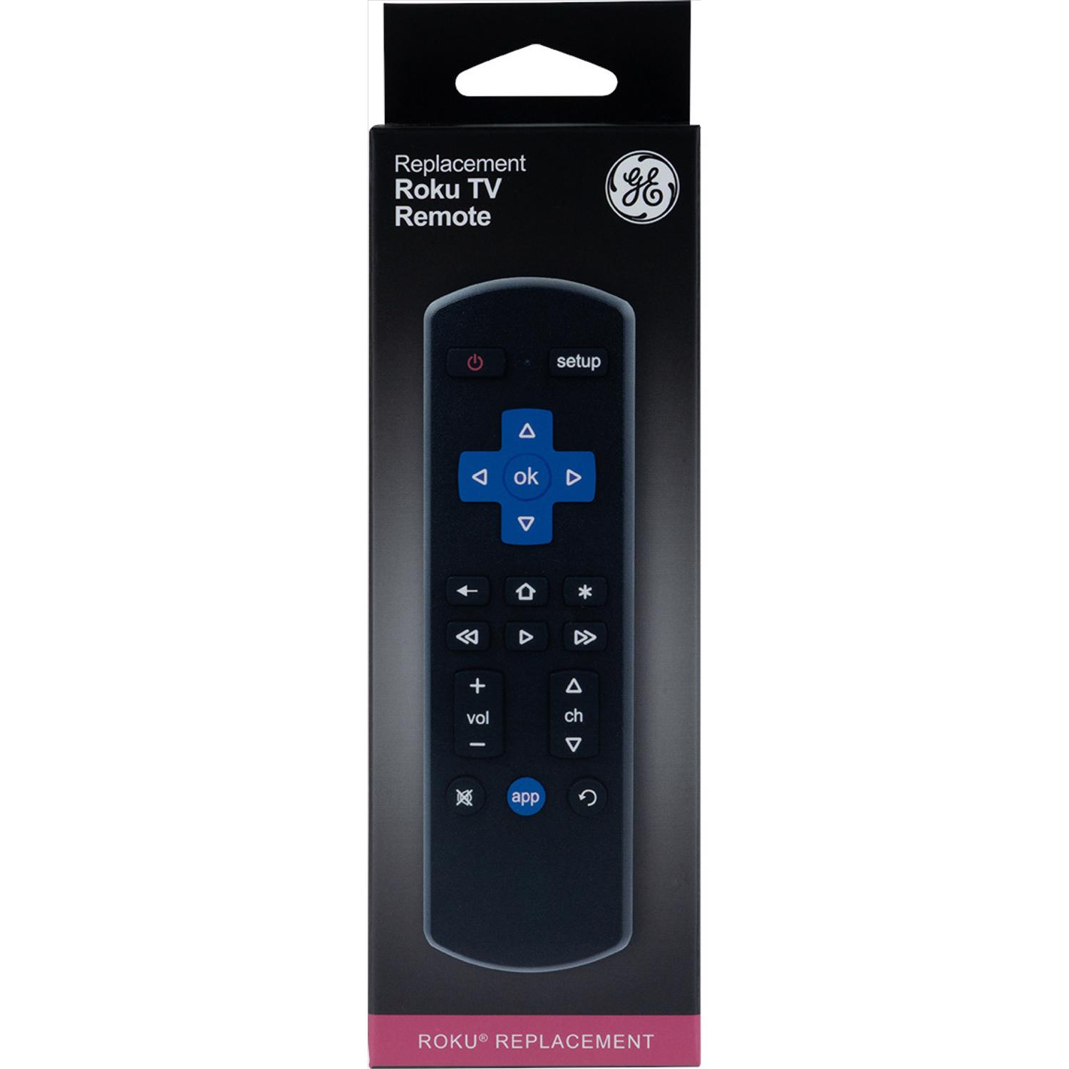 GE TCL Roku Programmable Remote Control