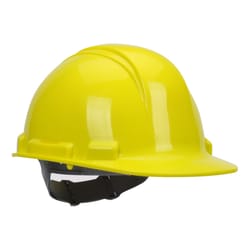 Safety Works Pinlock Cap Style Hard Hat Yellow