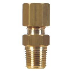 JMF Company 1/4 in. Compression 1/8 in. D MPT Brass Connector