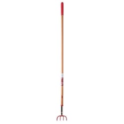 Ace 4 Tine Steel Cultivator 54 in. Wood Handle