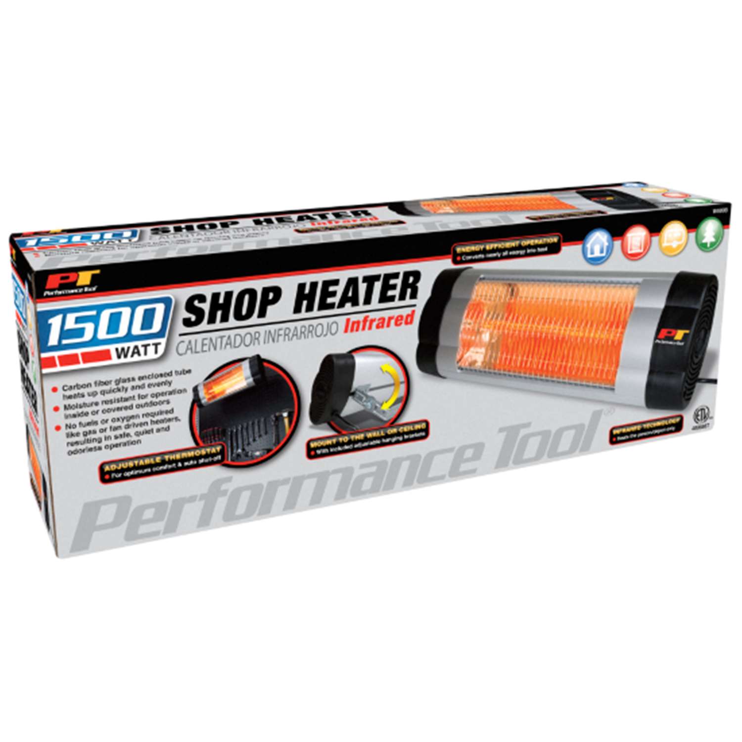 Performance Tool 60 Btu/h 3 sq ft Infrared Electric Heater - Ace Hardware