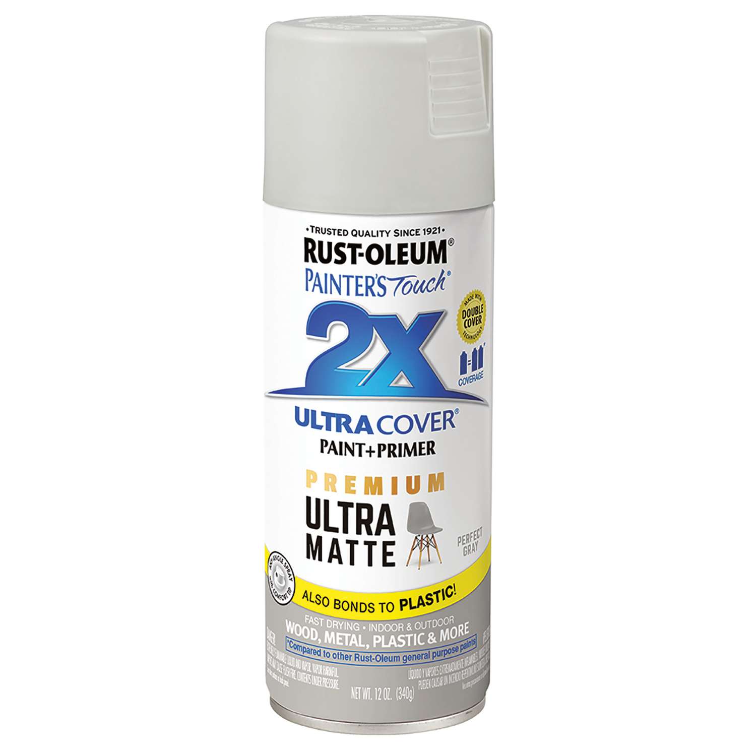 RustOleum Painter's Touch Ultra Cover Premium Ultra Matte Perfect Gray