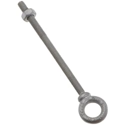 National Hardware 3/8 in. X 7.46 in. L Galvanized Forged Steel Eyebolt Nut Included