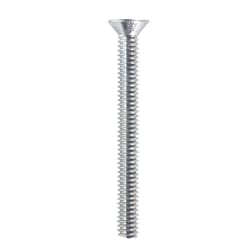 HILLMAN No. 1/4-20 X 2-1/2 in. L Phillips Flat Head Zinc-Plated Steel Machine Screws 100 pk