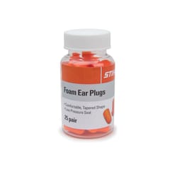 STIHL 32 dB Foam Earplugs Orange 25 pair