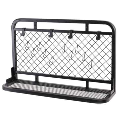 Honey-Can-Do Garage 20 in. H X 9 in. W X 32 in. D Steel Shelf Rack Mfr ...