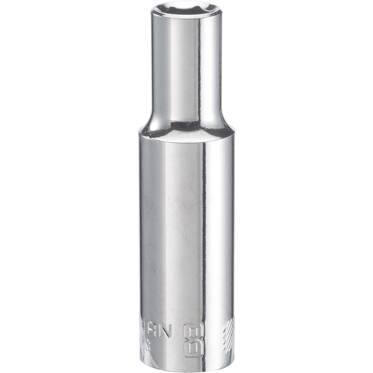 Craftsman 8 mm X 3/8 in. drive Metric 6 Point Deep Socket 1 pc