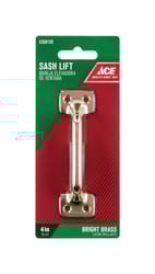 Ace 4 in. L Bright Brass Universal Sash Lift Handle 1 pk