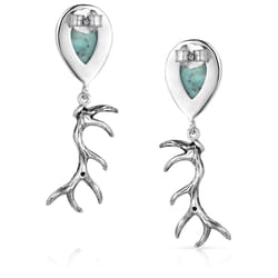 Montana Silversmiths Women's Nature's Gift Sterling Silver/Turquoise Earrings
