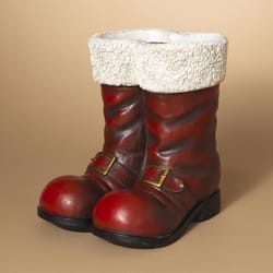 Gerson Red Santa Boots Figurine 16 in.