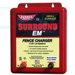 Parmak 12 V Battery-Powered Fence Charger Red