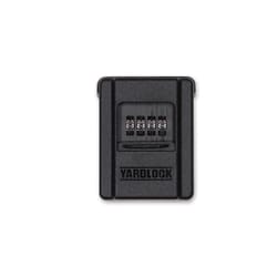 YARDLOCK Matte Black Aluminum Keyless Gate Lock 1 pk