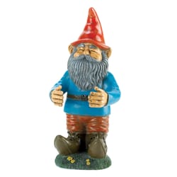 Summerfield Terrace Multi-color Polyresin 11.38 in. H Beer Caddy Gnome Indoor/Outdoor Decoration