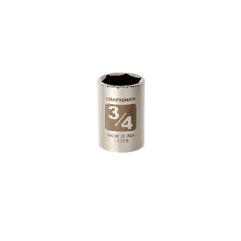 Craftsman 3/4 in. SAE 6 Point Deep Socket, 1/2 in. Drive