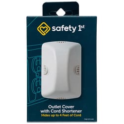 Safety 1st White Plastic Outlet Cover 1 pk