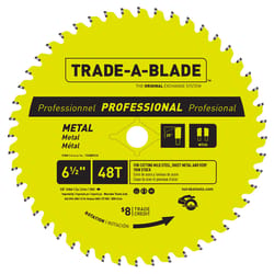 Trade A Blade 6-1/2 in. D X 5/8 in. Carbide Tipped Metal Saw Blade 48 teeth 1 pk
