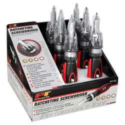 Performance Tool Multi-Bit Screwdriver 7 in.