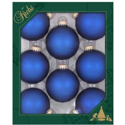 Christmas By Krebs Royal Velvet Ball Indoor Christmas Decor 2-5/8 in.