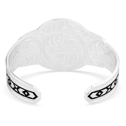 Montana Silversmiths Women's Buffalo Nickel Cuff Black/Silver Bracelet One Size Fits Most