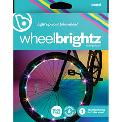 Brightz Wheel Brightz Pastel Bicycle Accessory LED Light Kit ABS Plastics, Polyurethane, Silicone/Ru